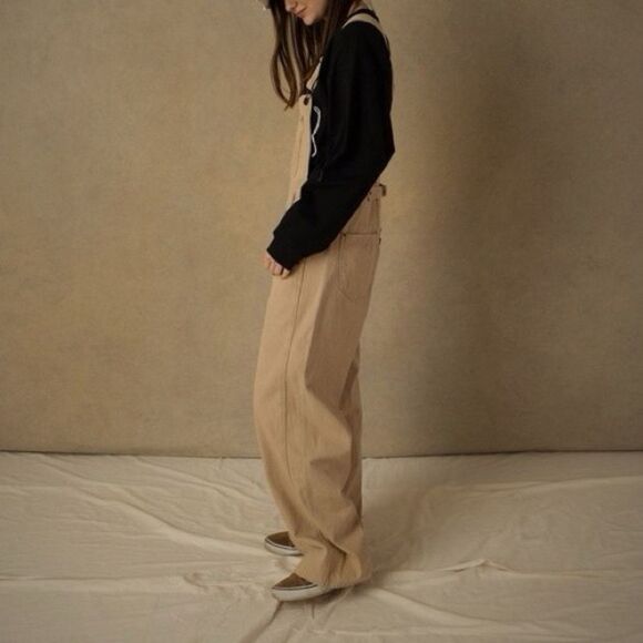 RARE Levi's(R) RED Utility Overalls WANDERING TIME Womens Sz XS - Picture 2 of 9